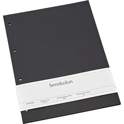 Photograph 4 Ring Ersatzseiten für Fotoalben schwarz 20 St.