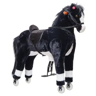 pink papaya Reitpferd auf Rollen fahrendes Schaukelpferd 90 cm - Paco - Rosa