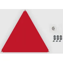 Bent Sonnensegel Zip-Protect Canvas Single rot