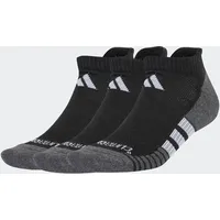 adidas Funktionssocken ADIDAS PERFORMANCE "PRF CC C LOW 3P", Herren, Gr. M (40/42), schwarz-weiß (schwarz, weiß), Obermaterial: 55% Polyester, 42% Baumwolle, 2% Elasthan, 1% sonstige Fasern, Socken