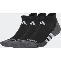 adidas Funktionssocken ADIDAS PERFORMANCE "PRF CC C LOW 3P", Herren, Gr. M (40/42), schwarz-weiß (schwarz, weiß), Obermaterial: 55% Polyester, 42% Baumwolle, 2% Elasthan, 1% sonstige Fasern, Socken