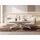 WFL GROUP Axen Weiß Laminat 120-160 x 80 x 38-75 cm