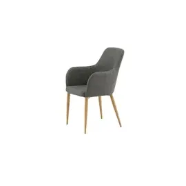 VCM ebuy24 Esszimmerstuhl Grau Eiche dekor.
