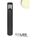ISOLED Wegeleuchte Aluminium 80cm 9W inkl. LED warmweiß sandschwarz