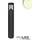 ISOLED Wegeleuchte Aluminium 80cm 9W inkl. LED warmweiß sandschwarz