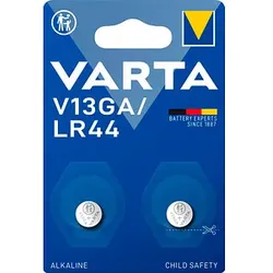 2 VARTA Knopfzellen V13GA/LR44 1,5 V