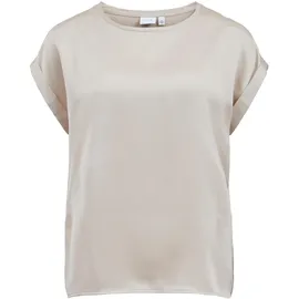 VILA VIELLETTE S/S Satin TOP/SU - NOOS