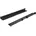 1U Rack Rails Adjustable Depth Serverschrank Zubehör Schwarz
