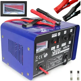 Mar-Pol Batterieladegerät 12/24V KFZ PKW Autobatterie Ladegerät 7-180Ah 30A mit funktion FAST CHARGE