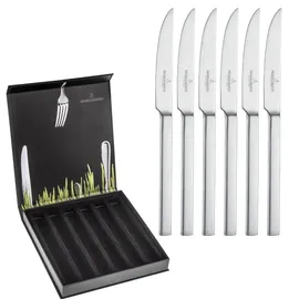 Picard & Wielpütz Steakmesser Girona 17,9 cm 6-tlg. Edelstahl spülmaschinengeeignet Silberfarben