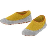 Unisex Kinder Stoppersocken Cosy Slipper K Hp Wolle rutschhemmende Noppen 1 Paar Gelb Bee 1393