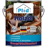 Plid Plid, Holzschutz + Holzpflege, Holzöl 2,5 für ca. 25m2 / Holzschutz Imprägnier Pflegeöl Gartenmöbel (Douglasie, 2.50 l)