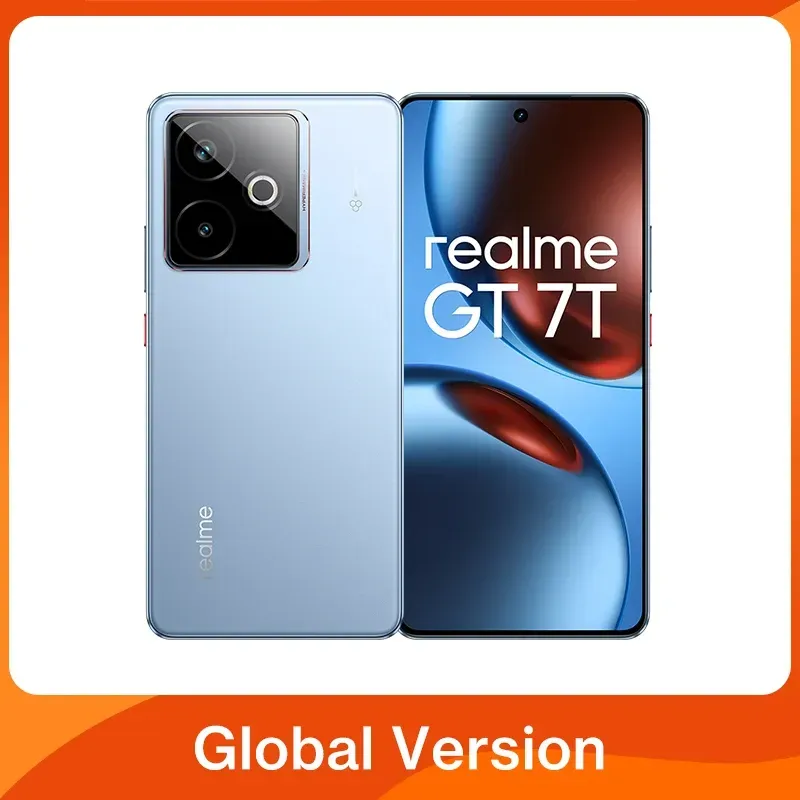 Globale Version realme GT 7T 5G AI Smartphone Mediatek Dimensity 8400 Max 6,8“ AMOLED Display 7000 mAh Akku 120W Charging