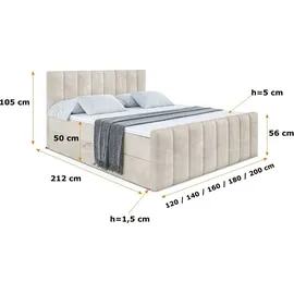 altdecor OTTA-Z 160 x 200 cm H3 Beige
