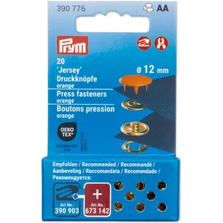 Prym Jersey, 12 mm, orange,