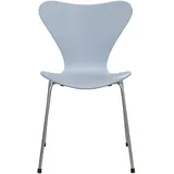 Fritz Hansen - Serie 7 Stuhl ungepolstert, verchromt / 7:14 AM blau (Special Edition 2025)