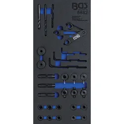 BGS 6682 Satz Werkzeug für Zylinderkopf-Bohrlehren 28-teilig