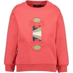 Sweater BLUE SEVEN "Blue Seven Sweatshirt", Jungen, Gr. 116, 3190, tomate, 100% Baumwolle, normal normal, Rundhals, gerader Abschluss, Sweatshirts