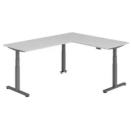 Hammerbacher Winkelschreibtisch XDSMW Grau