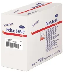 Peha® basic Latex OP-Handschuhe, puderfrei 9425022 , 1 Packung = 50 Paar, Größe 6,5
