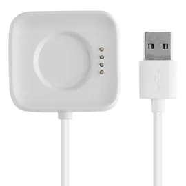kwmobile Smartwatch Ladekabel für Oppo Watch 1 (46mm) USB Ladekabel für Smartwatch - Smart Watch Aufladekabel - Fitnesstracker Ersatzkabel - Weiß