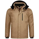 Höhenhorn Winterjacke Starsgard Herren Jacke für Männer Wasserdicht Atmungsaktive beige|weiß XL