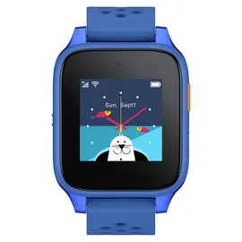 TCL MT46X 4G 45,80 mm Kunststoffgehäuse blau Silikonarmband blau M