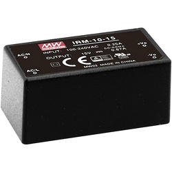 MeanWell Mean Well IRM-10-12 AC/DC-Printnetzteil 12 V/DC 0.85 A 10 W AC/DC-Einbaunetzteil