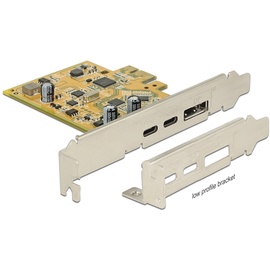 Delock PCI Express Card > 1 x external USB Type-C 3.1 female + 1 x external USB ...
