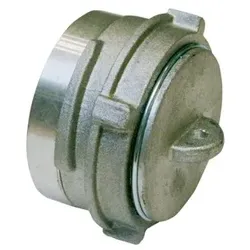 Guillemin Blindkupplung, Verriegelung, Aluminium (Al), NBR weiß, DN 32mm