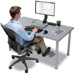 Kensington Fußstütze ergonomisch verstellbar grau Packung mit 4 Stück
