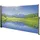 Garden Pleasure Seitenmarkise Motiv Bergsee 160 x 300 cm Silbergrau Aluminium