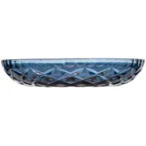 Lyngby Glas Sorrento Teller, Glasplatte, 16 cm, 4 Stck., Blau