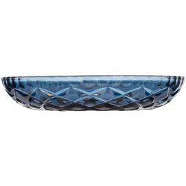 Lyngby Glas Sorrento Teller, Glasplatte, 16 cm, 4 Stck., Blau