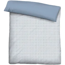 Cinque 0041702 Wendebettwäsche Blau 155 x 220 cm + 2 x 80 x 80 cm