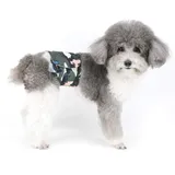 Ranphy Hundewindel für kleine Hunde, waschbar, wiederverwendbar, auslaufsicher, physiologische Windel für Haustiere, Inkontinenz, lange Reisen, Grün, Größe L