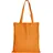 Texxilla 10er Pack Baumwolltasche | 28 Farben | mit Zwei Langen Henkeln | 38x42cm, mandarin, 10 Stück