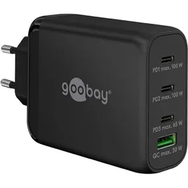 goobay USB-CTM PD Multiport-Schnellladegerät (100 W) schwarz