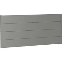 Biohort Sichtschutz, Grau, Metall, 194x91x4.4 cm, Sonnen- & Sichtschutz, Sichtschutz Garten, Paravents outdoor