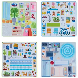 HABA Little Friends Puppenhaus Klebe-Deko-Accessoires mehrfarbig
