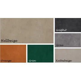 kaiser möbel Ecksofa FALIO L mit Schlaffunktion im modernen Stil für das Wohn- und Schlafzimmer Hellbeige Rechts - Beige