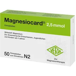 Magnesiocard 2,5 mmol 50 St