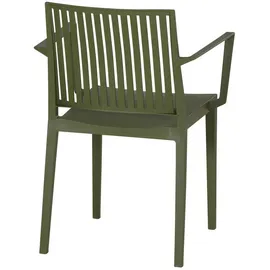 Siena Garden Stapelsessel-Set Lane 4-teilig Olive