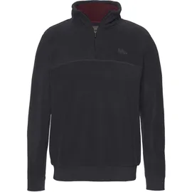 MAN'S WORLD Fleecepullover MAN'S WORLD, Herren, Gr. 3XL (64/66), blau (marine), Obermaterial: 100% Polyester, normal, Rippbündchen, Sweatshirts Fleecepullover, für die Übergangszeit aus Fleece, schnelltrocknend, Topseller