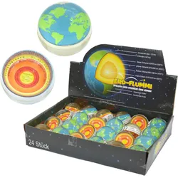Magni Erd-flummi mit Weltkarte Querschnitt D4cm