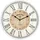 EUROTIME Quarz Wanduhr 30,5 cm 81748-07 weiß