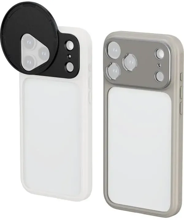 5794 FilMov Lightweight Photography Bumper Case for iPhone 17 Pro Max (Gray)