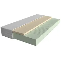 AM Qualitätsmatratzen 7 Zonen Latex Matratze mit 4cm Latexauflage | 20 cm Höhe | Germany | 120 x 200 cm