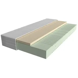 AM Qualitätsmatratzen 7 Zonen Latex Matratze mit 4cm Latexauflage | 20 cm Höhe | Germany | 120 x 200 cm