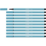 Stabilo Premium-Filzstift - STABILO Pen 68 - 10er Pack - hellblau